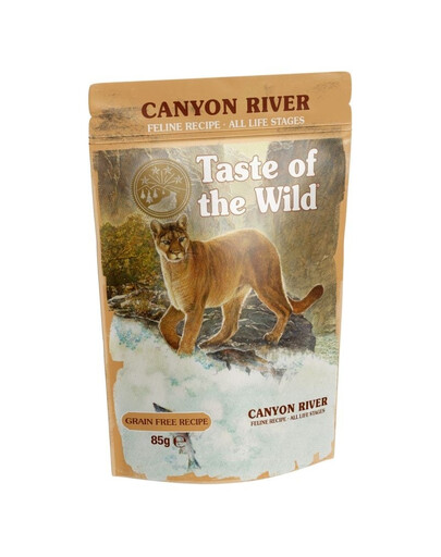 TASTE OF THE WILD Canyon River Pstrąg mokra karma dla wszystkich kotów 85 g