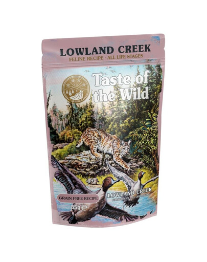 TASTE OF THE WILD Lowland Creek Indyk mokra karma dla wszystkich kotów 85 g