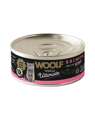 WOOLF Wild Cat Ultimate Salmon Pate for Kittens 85g
