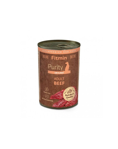 FITMIN Purity Adult Dog z wołowiną 400g mokra karma dla psów