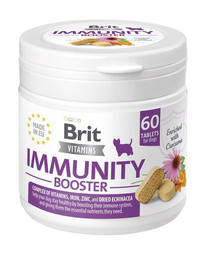 BRIT Vitamins Immunity Booster Wzmocnienie odporności psa 120g (60tabl.)