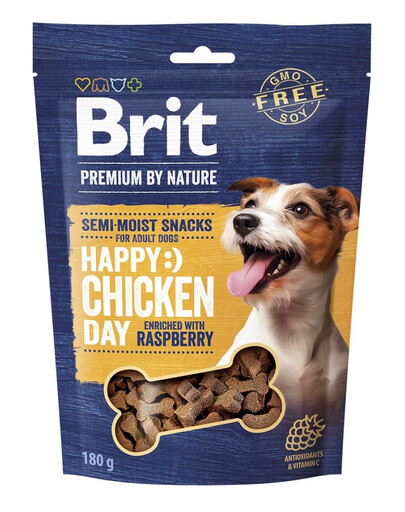 BRIT Premium by Nature Semi-moist Snack for Adult Dogs Chicken Półmiękki przysmak dla psa 180g