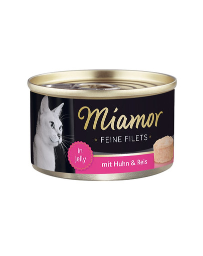 MIAMOR karma dla kotów -  filet kura/ryż 100g