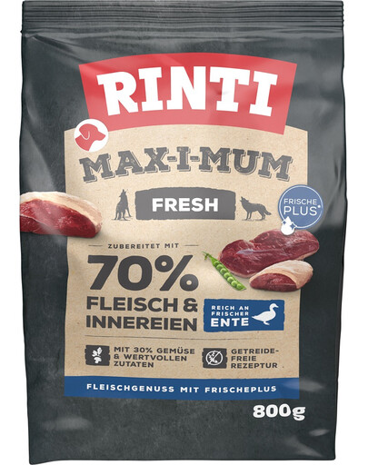 RINTI MAX-I-MUM Duck 800 g - Sucha karma dla psów o smaku kaczki 800 g