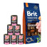 BRIT Premium By Nature Sport 15 kg + mokra karma z indykiem 6x400 g