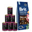 BRIT Premium By Nature Light 15 kg + mokra karma z indykiem 6x1240 g zestaw