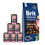 BRIT Premium By Nature Light 15 kg + mokra karma z indykiem 6x400 g zestaw