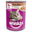 WHISKAS Adult puszka 400g - mokra karma dla dorosłych kotów z kaczką w galaretce