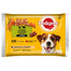 Pedigree Kurczak, Warzywa, Wołowina 4 x 100 g - mokra karma dla psów kurczak, warzywa, wołowina 4x100g