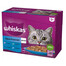 WHISKAS Adult saszetka 12x85g Rybne Przysmaki w galaretce z: łososiem, tuńczykiem, dorszem, białą rybą