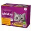 WHISKAS Adult saszetka 12x85g Drobiowa Uczta w galaretce z: kurczakiem, kaczką, drobiem, indykiem