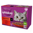 WHISKAS Saszetka  Sos Drób. Jagnięcina, Wołowina, Kurczak 12x85g - mokra karma dla kotów dorosłych
