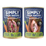 SIMPLY FROM NATURE Mokra karma dla psów 400 g x 12 szt. Bażant z marchewką i Kaczka z marchewką