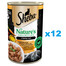 SHEBA puszka 12x400 g Nature's Collection z indykiem, sercami drobiowymi i olejem z ryb z przybraniem z marchewki w terynie