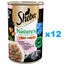 SHEBA puszka 12x400 g Nature's Collection z łososiem przybranym batatem i fasolką szparagową w sosie