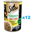 SHEBA puszka 12x400 g Nature's Collection z kurczakiem i olejem z ryb z przybraniem z batata i fasolki szparagowej w sosie