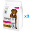 PERFECT FIT (Adult 1+) 3x 2,6 kg sucha karma z kurczakiem dla psa dużej rasy