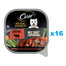 CESAR Natural Goodness tacka 16x100 g z wołowiną, przybraną fasolką szparagową, marchewką i jagodami