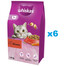 WHISKAS Sucha Wołowina 6x1,4kg - sucha karma dla kotów dorosłych
