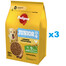 PEDIGREE Junior 3x2,6 kg z drobiem i warzywami dla dorastających psów dużych i średnich ras