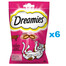 DREAMIES z Wyśmienitą Wołowiną 6x60 g - przysmak dla kotów