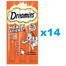 DREAMIES Meaty Sticks Kurczak 14x30g - przysmak dla kotów