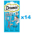 DREAMIES Meaty Sticks Łosoś 14x30g - przysmak dla kotów