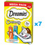 DREAMIES Creamy MEGA PACK z kurczakiem i z łososiem 84x10 g karma uzupełniająca dla kotów