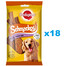 PEDIGREE Schmackos 18x86g - przysmak dla psów (z wołowiną, z jagnięciną, z drobiem)