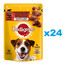 PEDIGREE z Wołowiną w Galaretce 24x100 g - mokra karma dla psów