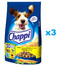 CHAPPI Drób i warzywa 3x2,7 kg sucha karma dla psów