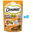 DREAMIES ShakeUps Multivitamins 6x55g przysmak z kurczakiem, kaczką i kocimiętką dla kota