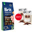 BRIT Premium By Nature Junior Extra Large XL Chicken 15 kg + WOOLF Chicken And Rawhide Twister 2 x 100g GRATIS