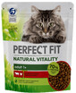 Perfect Fit Natural Vitality adult 1+ z Wołowiną i Kurczakiem 650g - sucha karma dla kotów