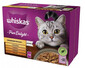 WHISKAS Adult saszetka 48x85g Drobiowe Frykasy w galaretce z: kurczakiem, indykiem, drobiem, kaczką
