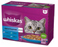 WHISKAS Adult saszetka 12x85g Rybne Przysmaki w galaretce z: łososiem, tuńczykiem, dorszem, białą rybą