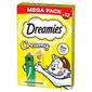 DREAMIES Creamy MEGA PACK z serem i z kocimiętką 12x10 g karma uzupełniająca dla kotów