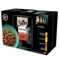 Sheba Selection in Sauce Soczyste Smaki - mokra karma dla kotów w sosie (z wołowiną, z jagnięciną, z kurczakiem, z indykiem) 12x85g