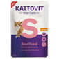 KATTOVIT Vital Care Sterilised z kurczakiem 85 g dla wykastrowanych kotów w sosie