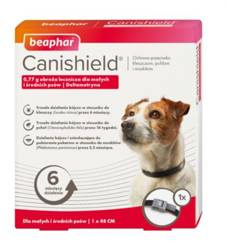 BEAPHAR CANISHIELD S/M długość 48cm - obroża lecznicza z deltametryną dla psów