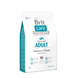 Brit Care Grain - Free Adult Salmon & Potato 3 kg - sucha bezzbożowa karma dla dorosłych psów łosoś ziemniak 3kg