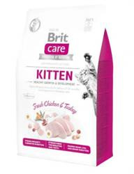 Brit care cat grain-free kitten 400 g - sucha karma dla kociąt i kotek karmiących, 400 g