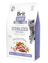 Brit care cat grain-free sterilized weight 400 g - sucha karma dla kotów dorosłych, sterylizowanych, 400 g