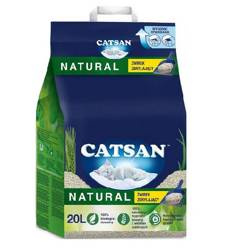 CATSAN Żwirek Natural 20l -  zbrylający żwirek dla kota