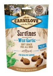 Carnilove semi moist snack sardines enriched with wild garlic 200 g