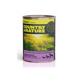 Country&Nature Bażant z cukinią 400- mokra karma dla psów dorosłych, 400g