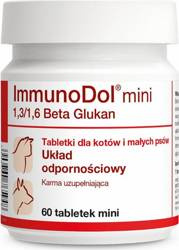 Dolfos ImmunoDol mini 60 tab. - suplement diety dla psa i kota 60 tab.