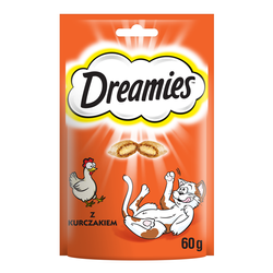 Dreamies 60g - przysmak dla kota z pysznym kurczakiem