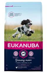 EUKANUBA PROFESSIONAL Growing Puppy Medium Breed bogata w świeżego kurczaka 18 kg