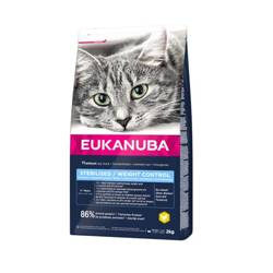 Eukanuba Adult Sterylised Rich in Chicken, 2 kg - sucha karma dla kotów sterylizowanych, 2kg